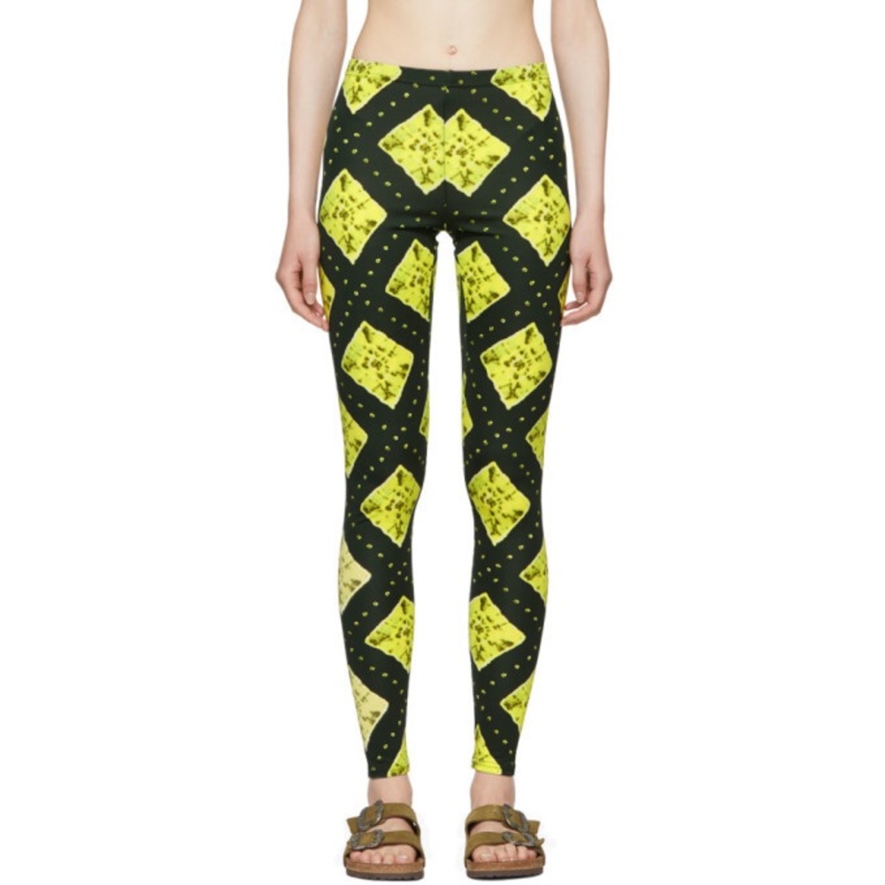 Marc Jacobs Green Redux Grunge Leggings